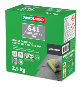 Joint carrelage 541 PROLIJOINT FIN - 2,5kg anthracite - 2 à 12mm